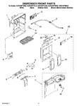 Diagram for 08 - Dispenser Front Parts