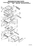 Diagram for 03 - Refrigerator Shelf Parts