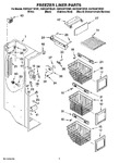 Diagram for 04 - Freezer Liner Parts