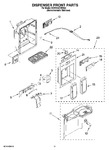 Diagram for 08 - Dispenser Front Parts