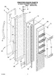 Diagram for 10 - Freezer Door