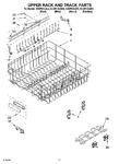 Diagram for 09 - Upper Rack And Track Parts