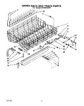 Diagram for 11 - Upper Rack And Track