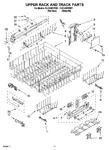 Diagram for 09 - Upper Rack And Track Parts