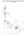 Diagram for 07 - Brake, Clutch, Gearcase, Motor And Pump