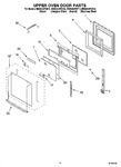 Diagram for 04 - Upper Oven Door Parts