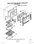 Diagram for 07 - Upper Oven Door And Unit