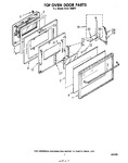 Diagram for 05 - Top Oven Door