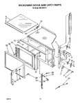 Diagram for 07 - Microwave Door And Latch