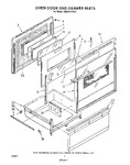 Diagram for 04 - Oven Door And Drawer