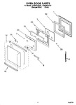 Diagram for 06 - Oven Door Parts