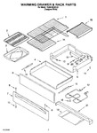 Diagram for 05 - Warming Drawer & Rack Parts