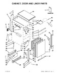 Diagram for 01 - Cabinet, Door And Liner Parts