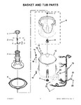 Diagram for 03 - Basket And Tub Parts