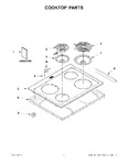 Diagram for 01 - Cooktop Parts