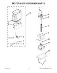 Diagram for 05 - Motor & Ice Container Parts