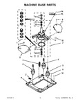 Diagram for 09 - Machine Base Parts
