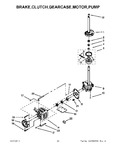 Diagram for 10 - Brake,clutch,gearcase,motor,pump