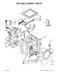 Diagram for 01 - Top And Cabinet Parts