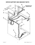 Diagram for 06 - Dryer Support And Washer Parts