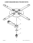 Diagram for 12 - Lower Washarm And Strainer Parts