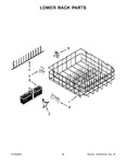 Diagram for 11 - Lower Rack Parts