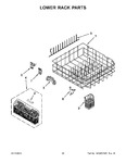 Diagram for 12 - Lower Rack Parts