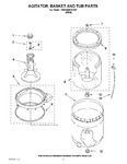 Diagram for 03 - Agitator, Basket And Tub Parts
