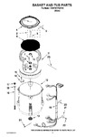 Diagram for 03 - Basket And Tub Parts