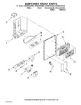 Diagram for 08 - Dispenser Front Parts