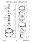 Diagram for 11 - Agitator, Basket And Tub Parts