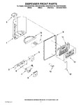 Diagram for 08 - Dispenser Front Parts