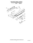 Diagram for 02 - Control Panel Parts