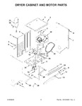 Diagram for 04 - Dryer Cabinet And Motor Parts