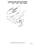 Diagram for 02 - Control Panel And Latch Parts