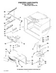 Diagram for 03 - Freezer Liner Parts