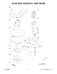 Diagram for 05 - Base And Pedestal Unit Parts