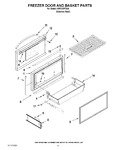 Diagram for 08 - Freezer Door And Basket Parts