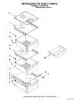 Diagram for 03 - Refrigerator Shelf Parts
