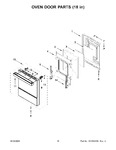 Diagram for 09 - Oven Door Parts (18 In)