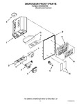 Diagram for 06 - Dispenser Front Parts