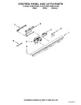 Diagram for 02 - Control Panel And Latch Parts