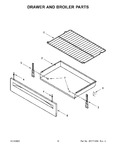 Diagram for 07 - Drawer And Broiler Parts