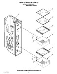 Diagram for 04 - Freezer Liner Parts