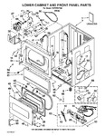 Diagram for 01 - Lower Cabinet And Front Panel Parts