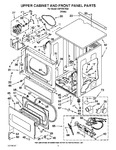 Diagram for 03 - Upper Cabinet And Front Panel Parts