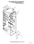 Diagram for 02 - Refrigerator Liner Parts
