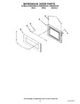 Diagram for 08 - Microwave Door Parts