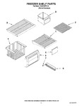 Diagram for 06 - Freezer Shelf Parts