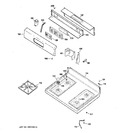 Diagram for 2 - Control Panel & Cooktop